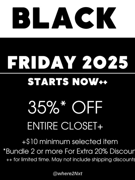 NEWS @ Black Friday 35% Off Entire Closet NOW! +20% Off Bundle of 2+ - Picture 1 of 1